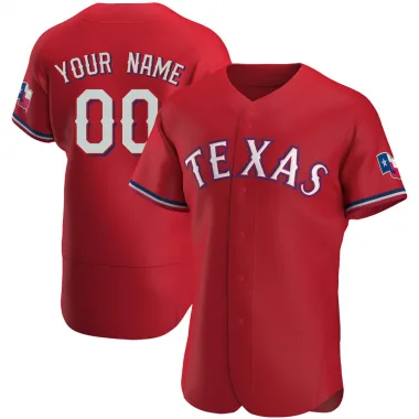 Texas Rangers Womens Home Replica Custom Jersey - White Custom Jerseys Mlb  - Bluefink